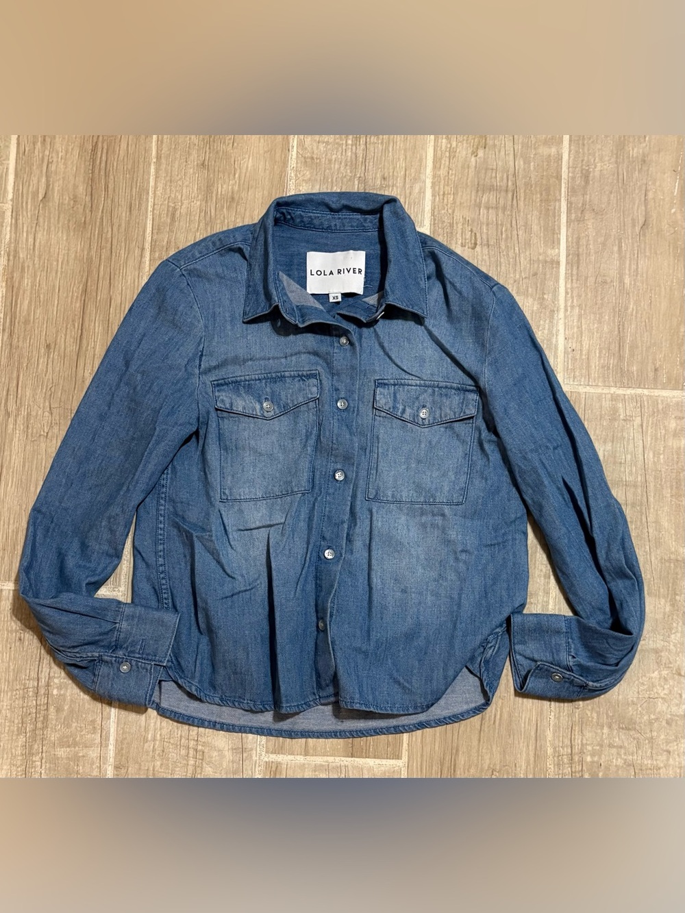 Women’s Blue Denim Shirt